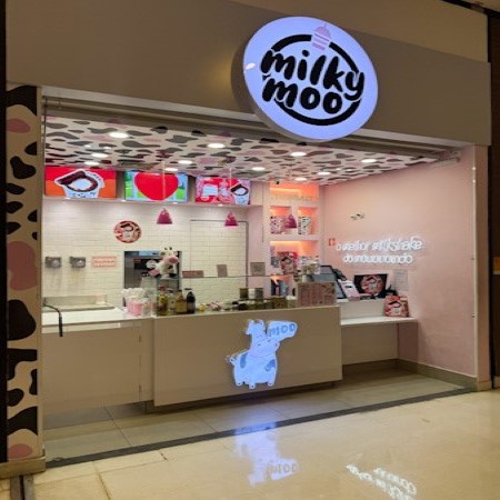 Logo da loja milky moo